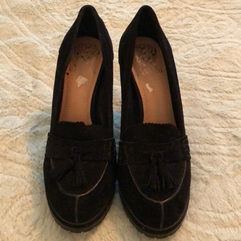 Vince Camuto suede heels